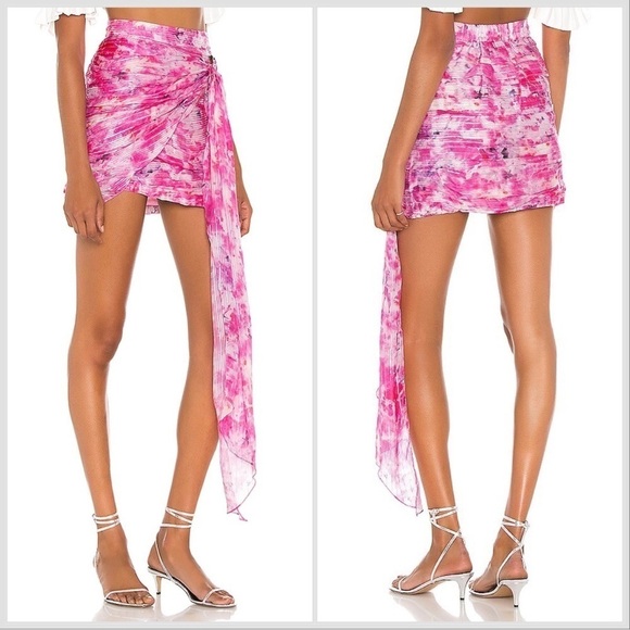 NWT ROCOCO SAND Hikari Skirt in Pink Sz Small - Picture 1 of 15